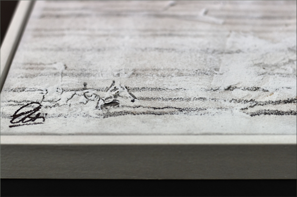 Leaving Paris – Neutral Gold Textured Abstract Painting