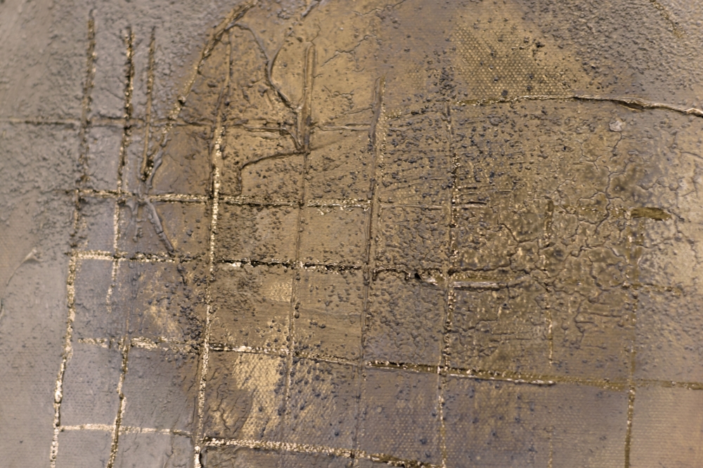 Heavens Door – Gold and Earth Tone Textured Abstract Painting
