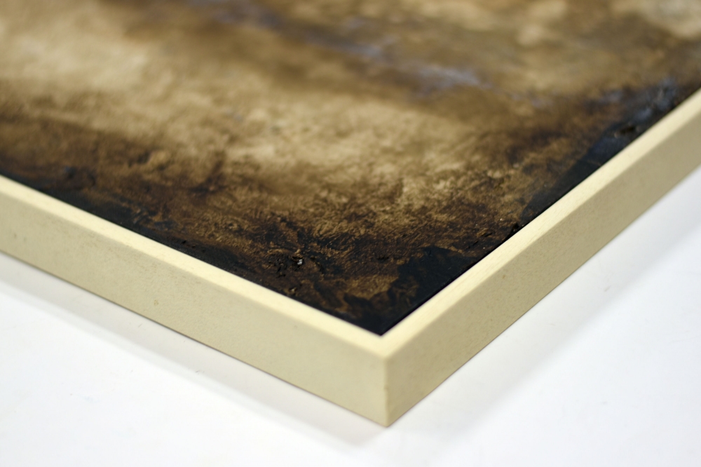 Golden Silence – Gold and Brown Textured Abstract Painting