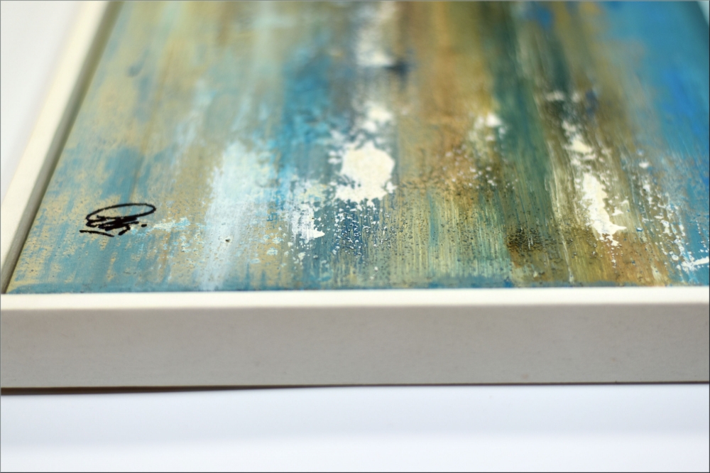 Recuerdos – Blue Sailing Boats Seascape Painting