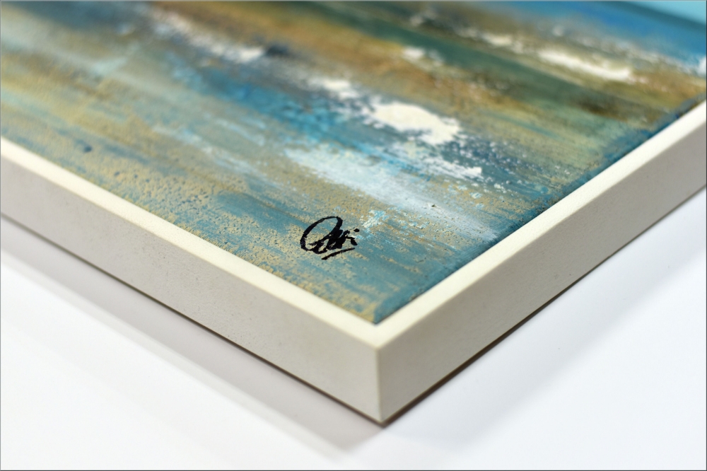 Recuerdos – Blue Sailing Boats Seascape Painting