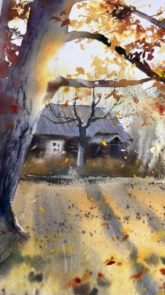 The golden light of autumn