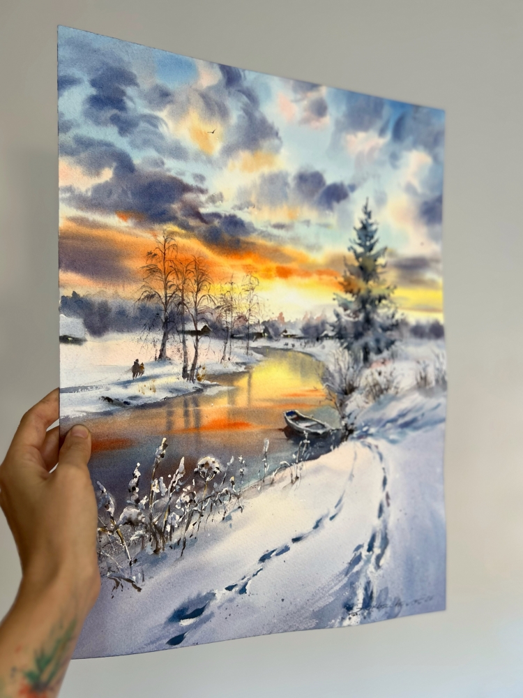 Winter's Golden Breath