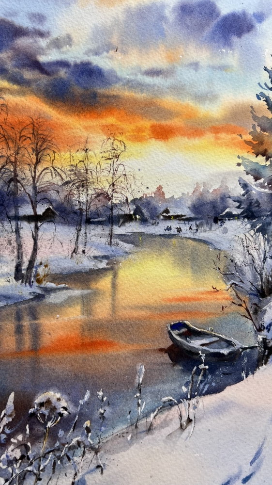 Winter's Golden Breath