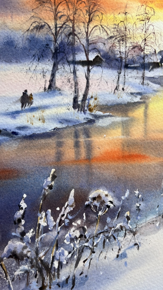 Winter's Golden Breath
