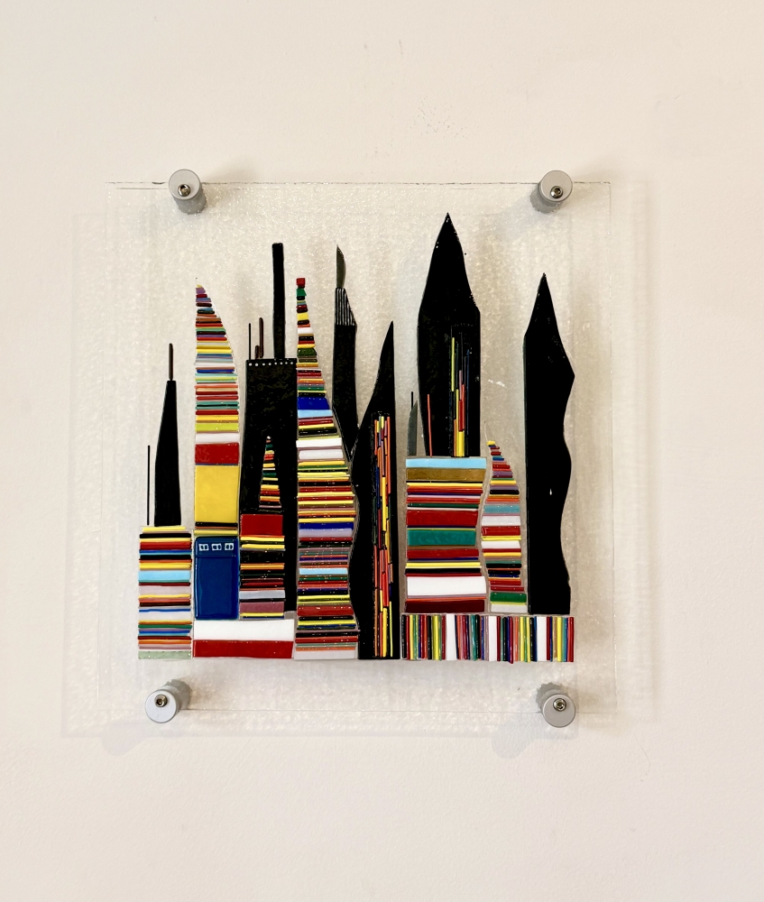 Glass City Wall Sculpture