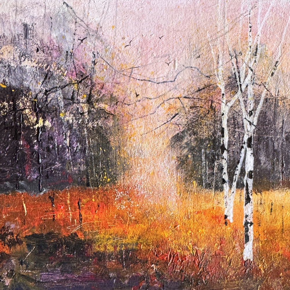 Colours of Autumn, Silver Birch trees