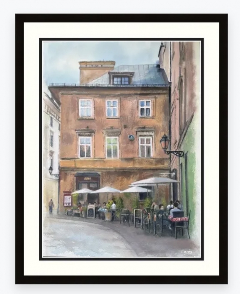 an Afternoon at Camelot Cafe, Krakow Poland
