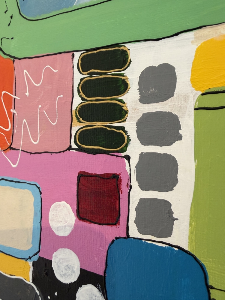 Collected Forms Abstract Canvas Painting