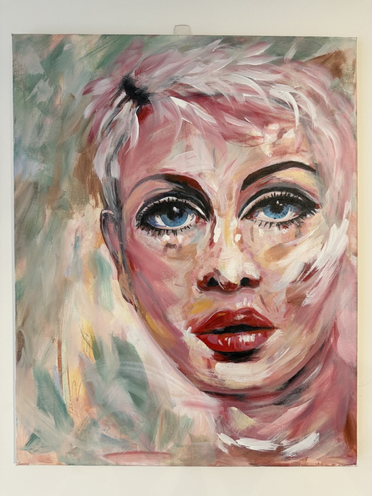 Behind Blue Eyes Canvas Wall Art