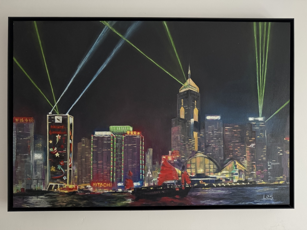 Lasers Over Hong Kong