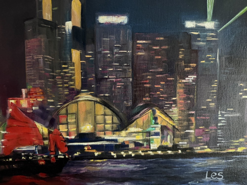 Lasers Over Hong Kong