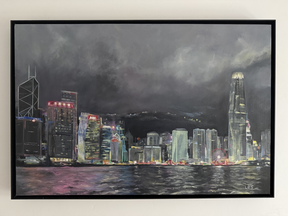 Hong Kong Across The Bay.