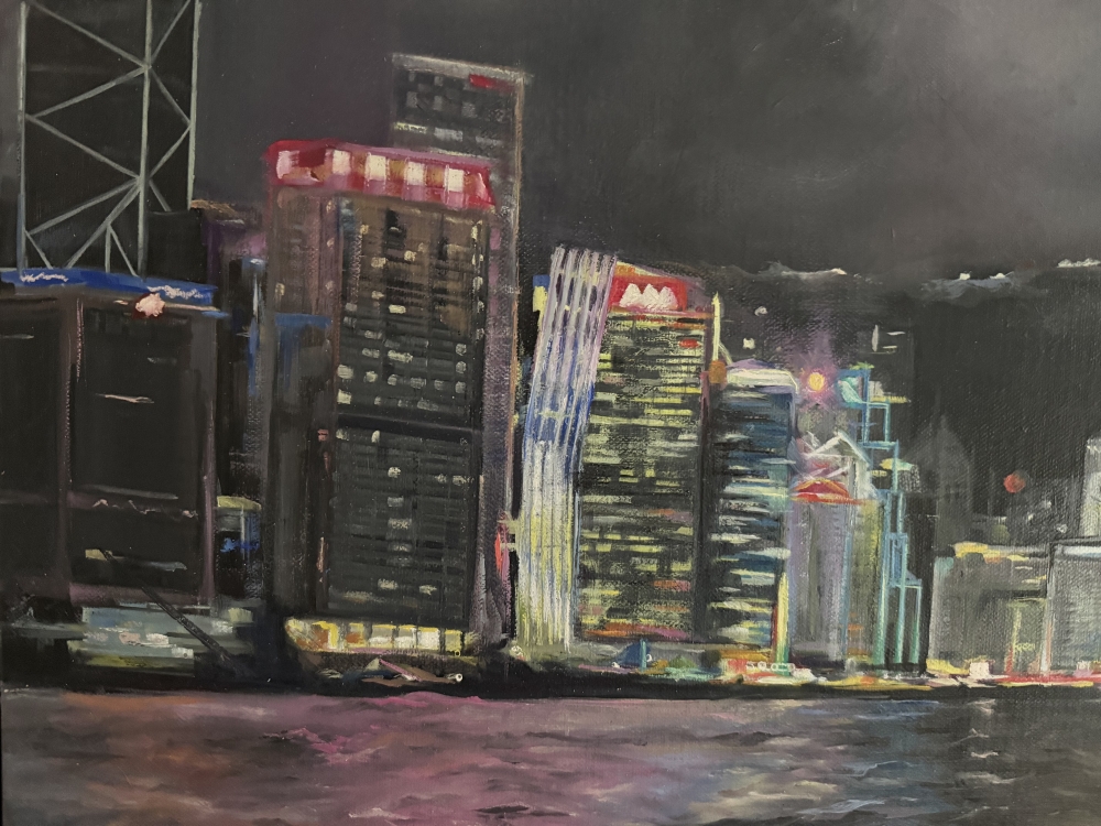 Hong Kong Across The Bay.