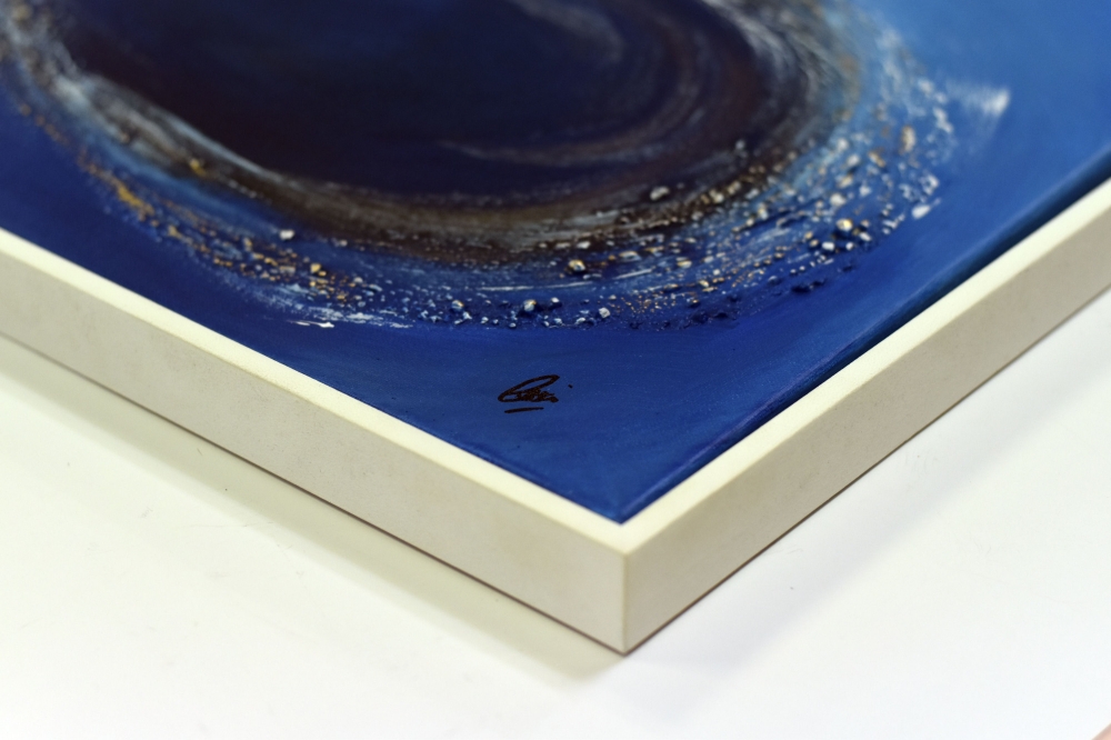 Abstract Blue Infinity Painting – Infinity Flow