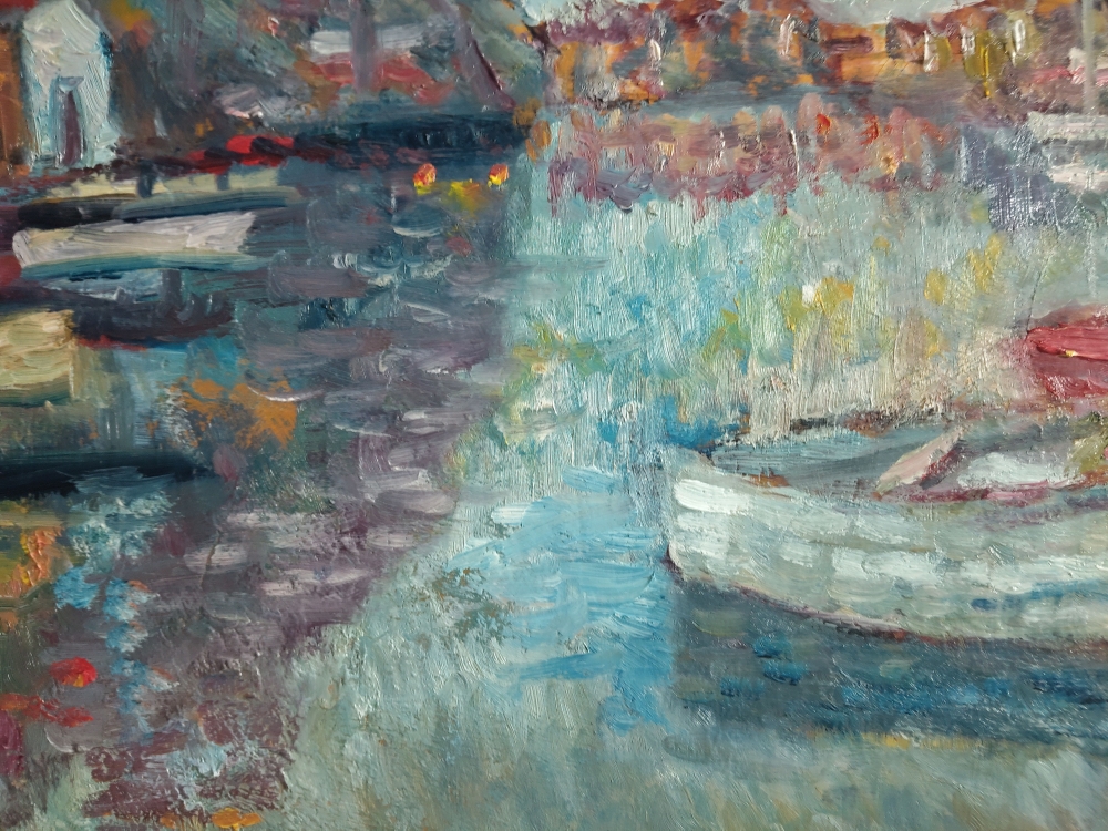 Inlet with boats
