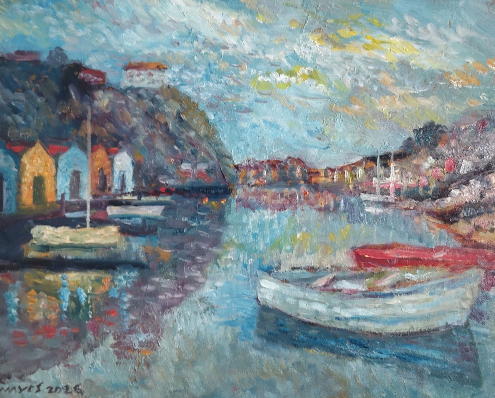 Inlet with boats