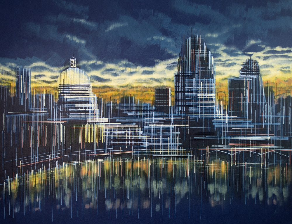 London Skyline At Sunset