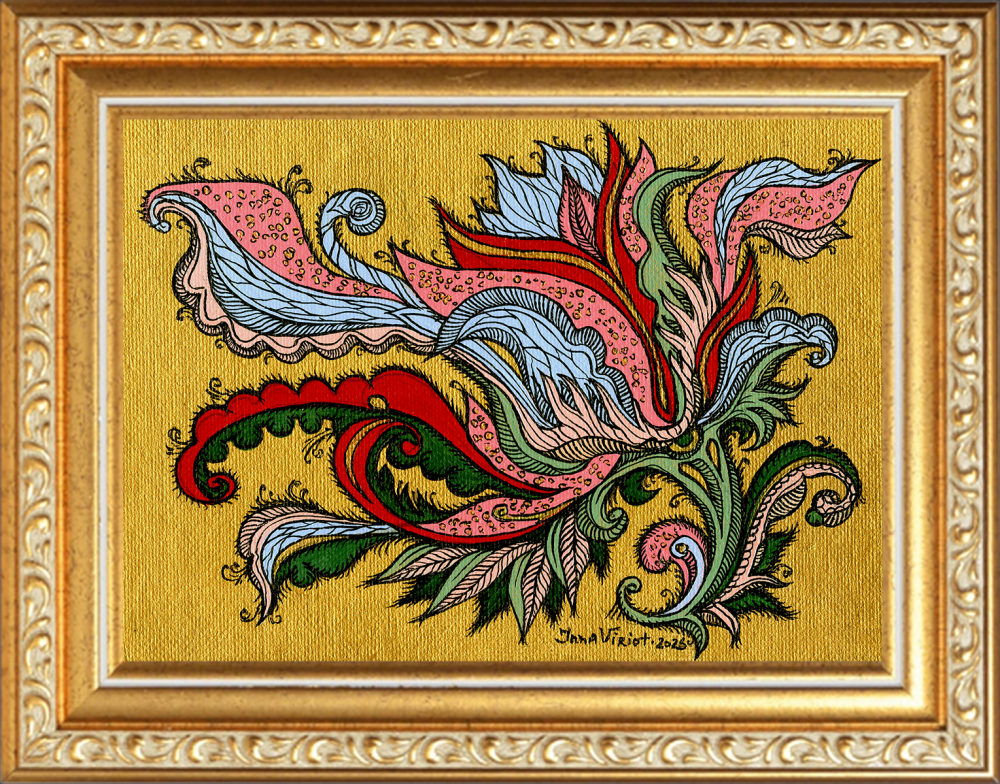 Golden Arabesque Bloom