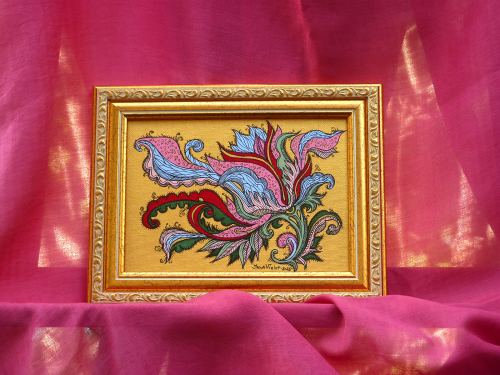Golden Arabesque Bloom