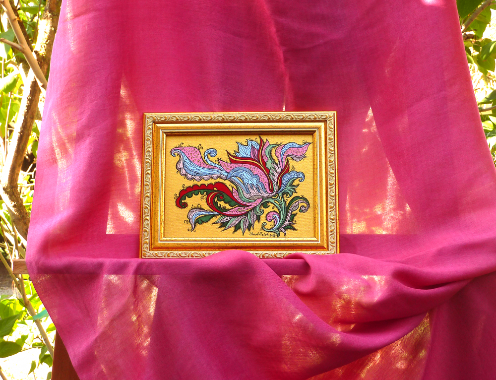Golden Arabesque Bloom