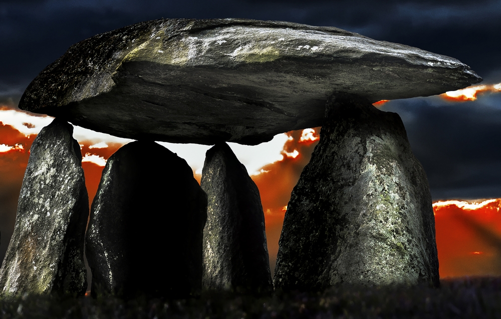 Mystical Buildings -Pentre Ifan - panorama