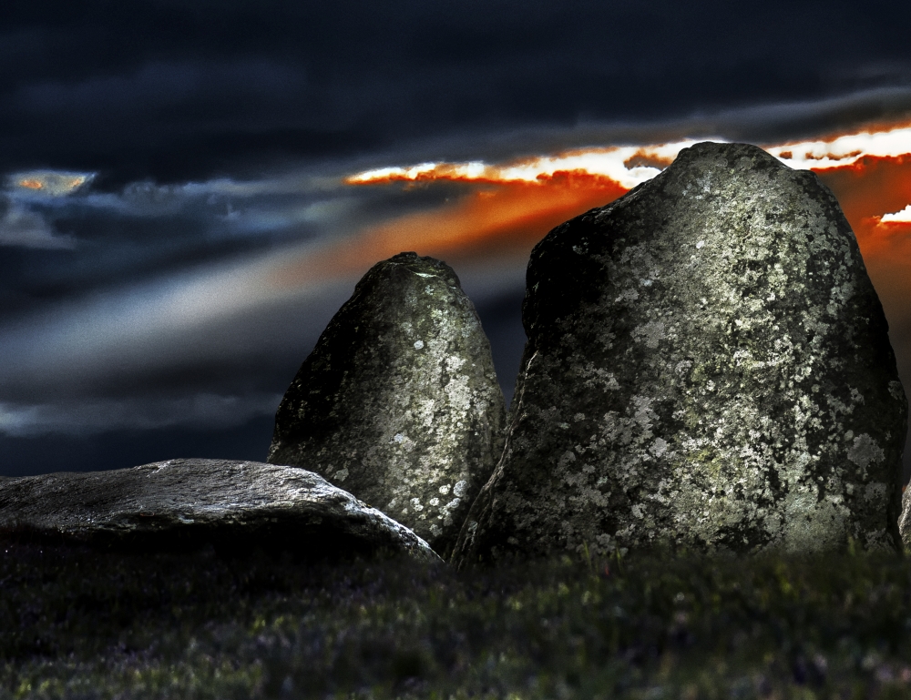 Mystical Buildings -Pentre Ifan - panorama