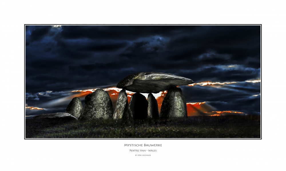 Mystical Buildings -Pentre Ifan - panorama