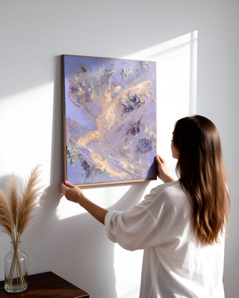 Lavender Sky & Gilded Streams