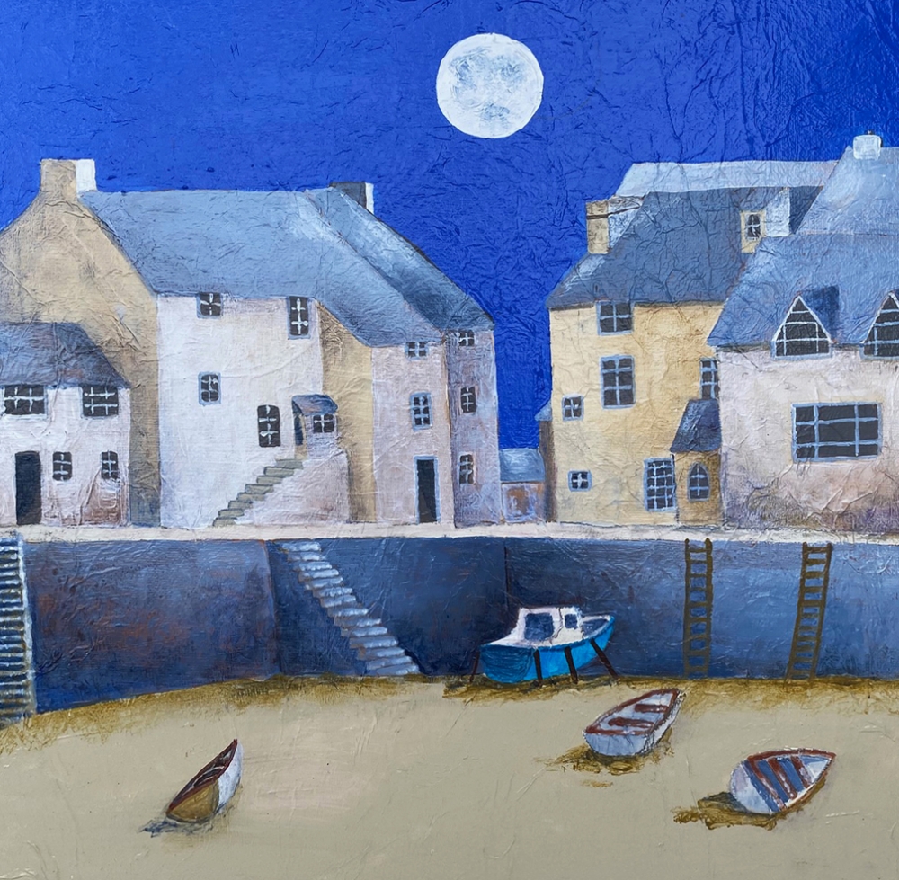 Polperro at low tide