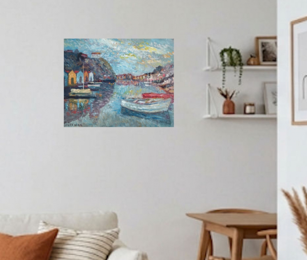 Inlet with boats