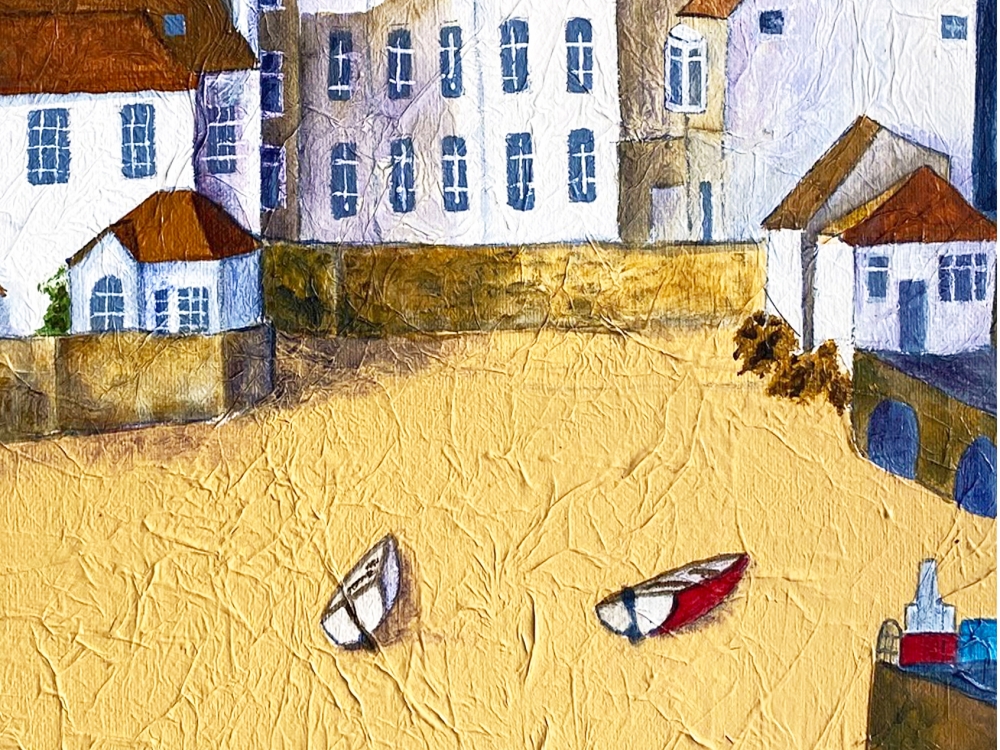St Ives in the moonlight