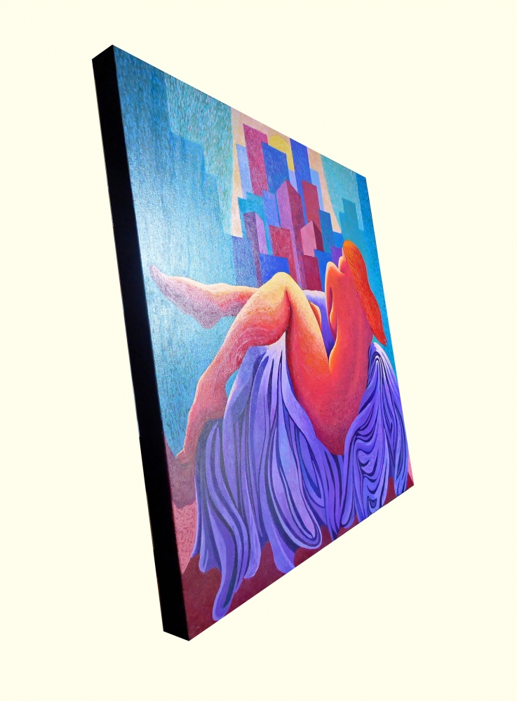 RECLINING NUDE AT SUNSET