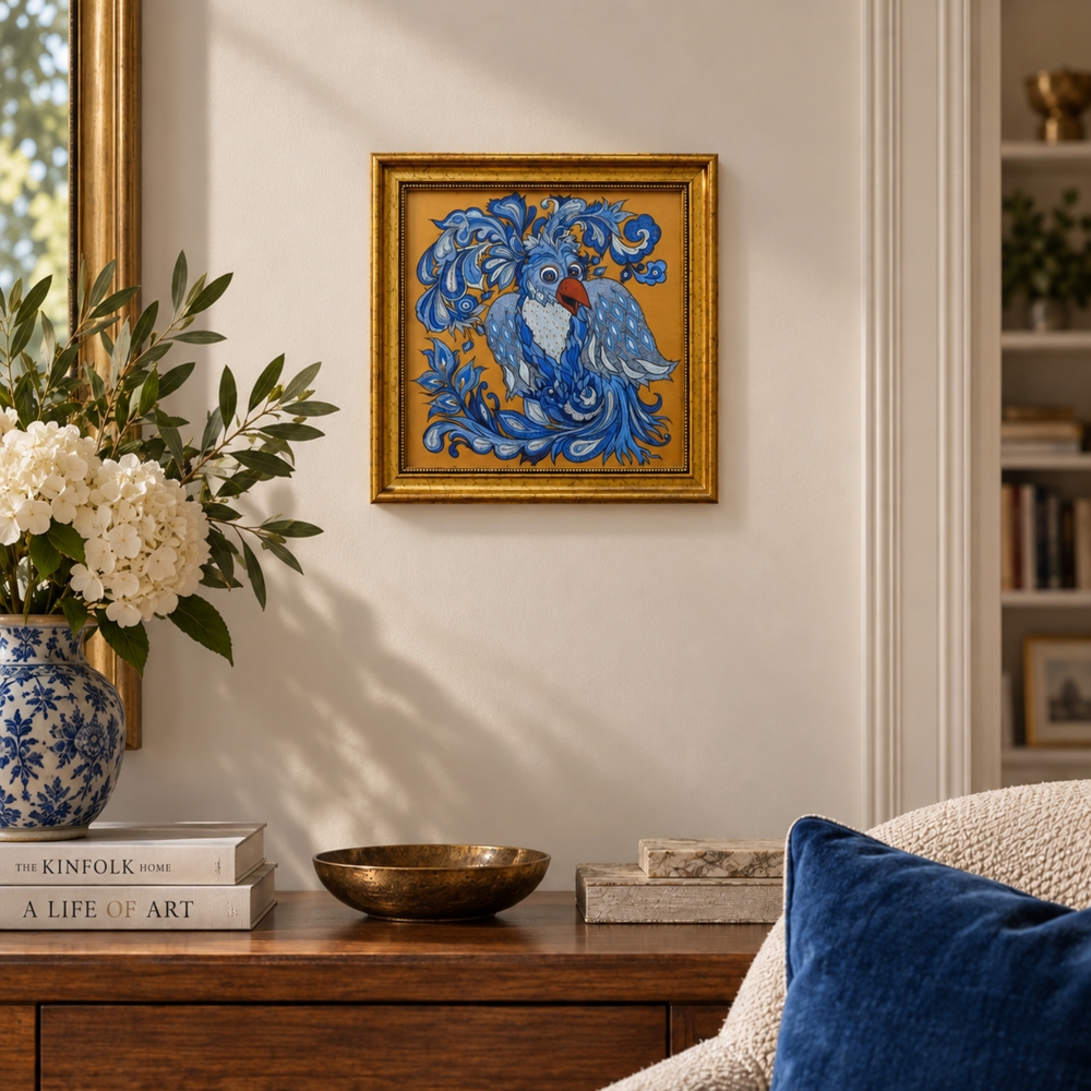 The Blue Bird of the Enchanted Garden
