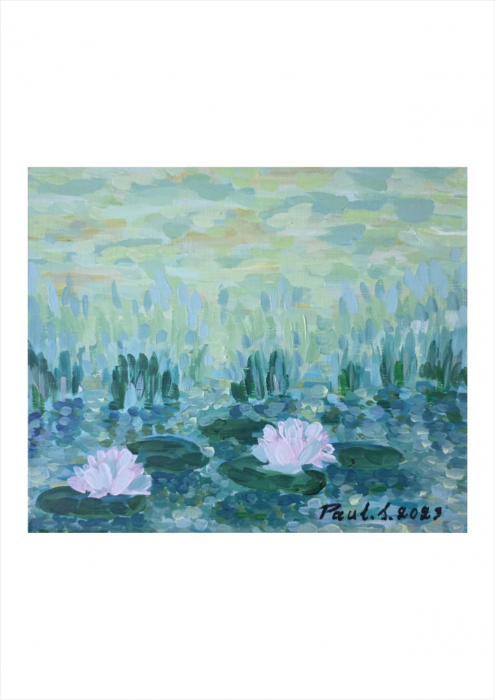 Pink Water Lilies