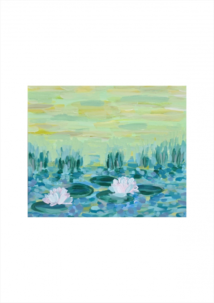 Pink Water Lilies