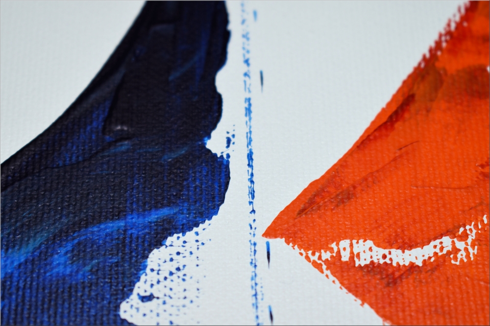 Silent Race – Large Contemporary Sailboat & Regatta Painting