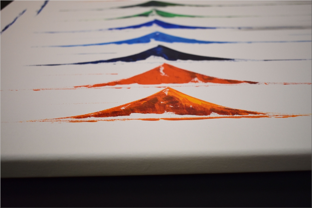 Silent Race – Large Contemporary Sailboat & Regatta Painting