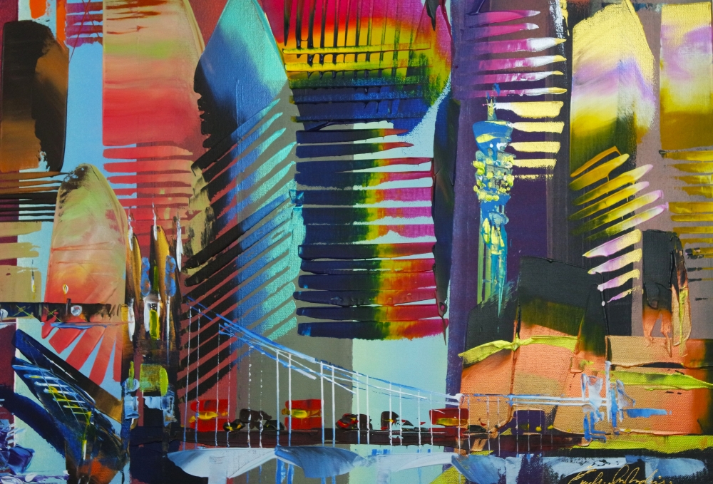 XL Mega City London Skyline Tower Bridge 315