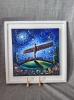 Angel of the north night sky 