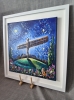 Angel of the north night sky 