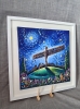Angel of the north night sky 