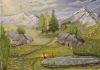 Mountain idyll by the Lake.Bergidyll am See