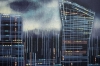 London City Skyline At Night