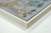 Aqua Drift – Textured Abstract Turquoise & Gold Painting