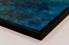 Angel Flight – Blue and Gold Textured Abstract Painting