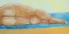Asleep on her side