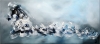 Silent Horizon – Large Blue Abstract Seascape Painting
