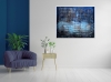Blue Spirit – Large Blue Textured Abstract Painting