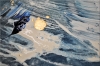 Silent Horizon – Large Blue Abstract Seascape Painting